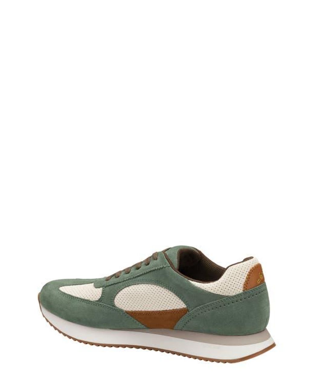 Johnston & Murphy Green Chase Perforated Sneaker for men