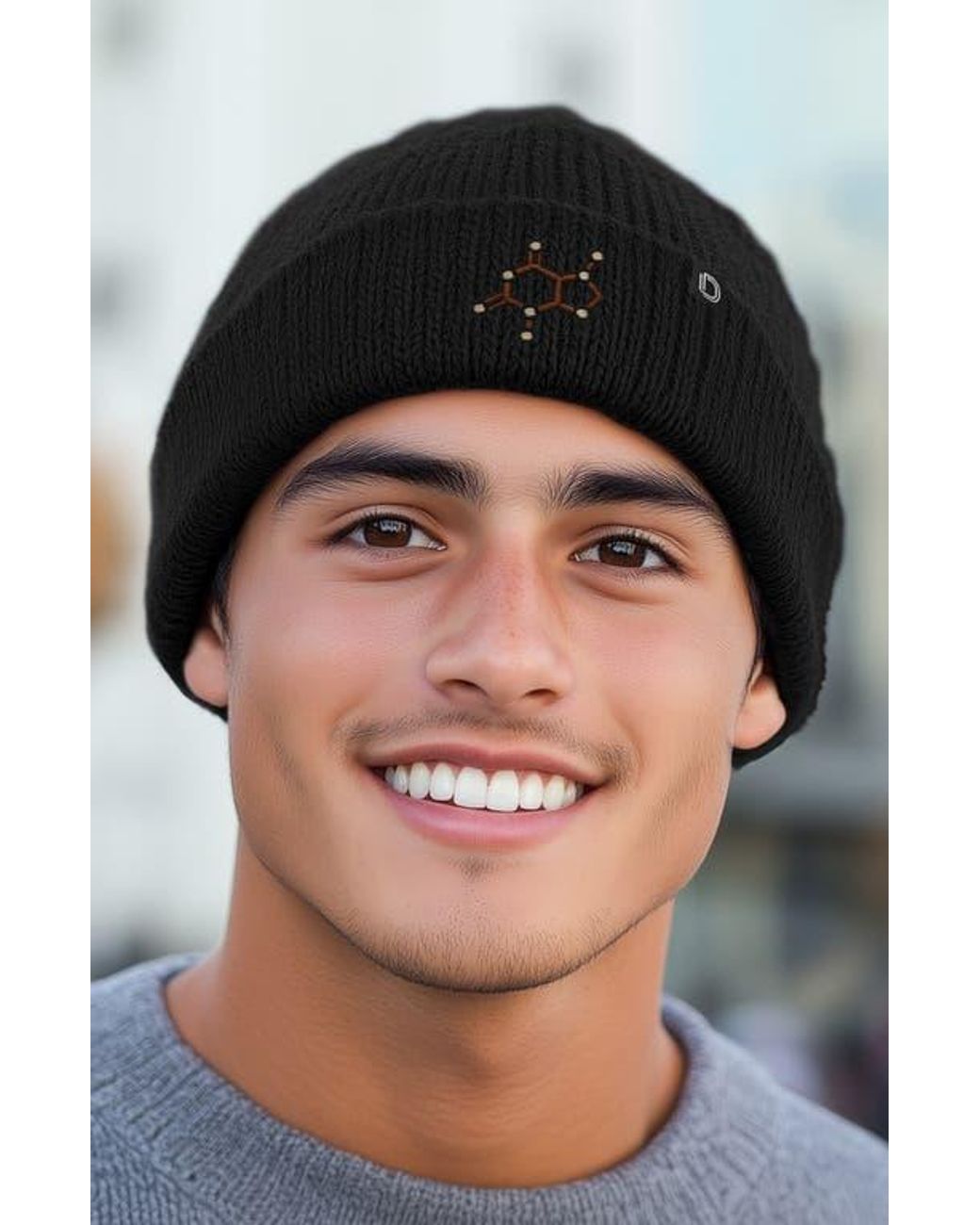 Alix Natural Molecule Beanie for men