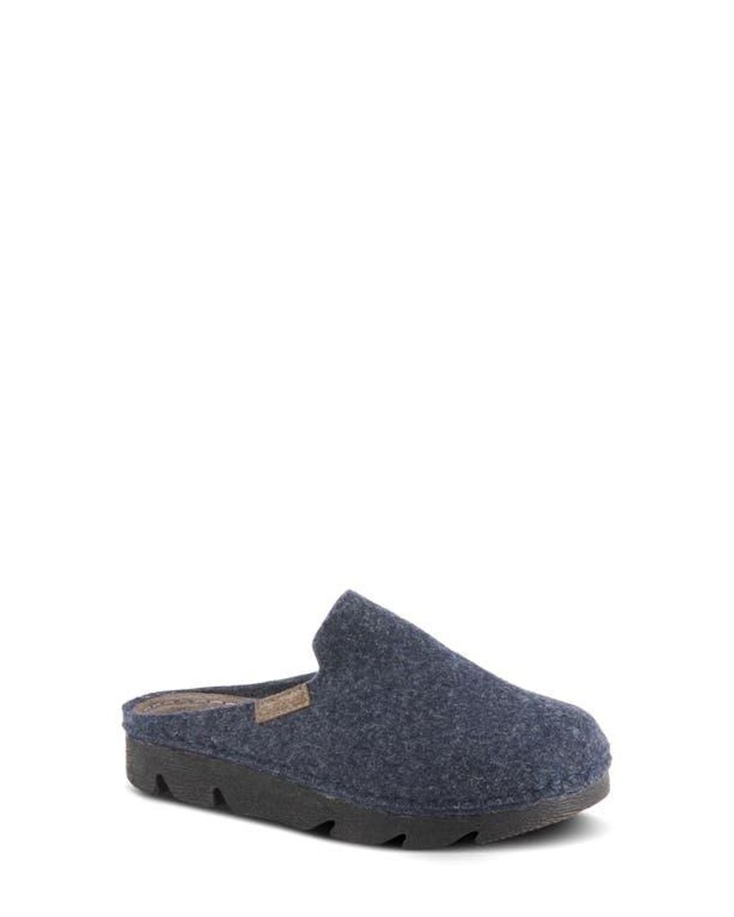 Flexus by Spring Step Blue Cloggish Mule