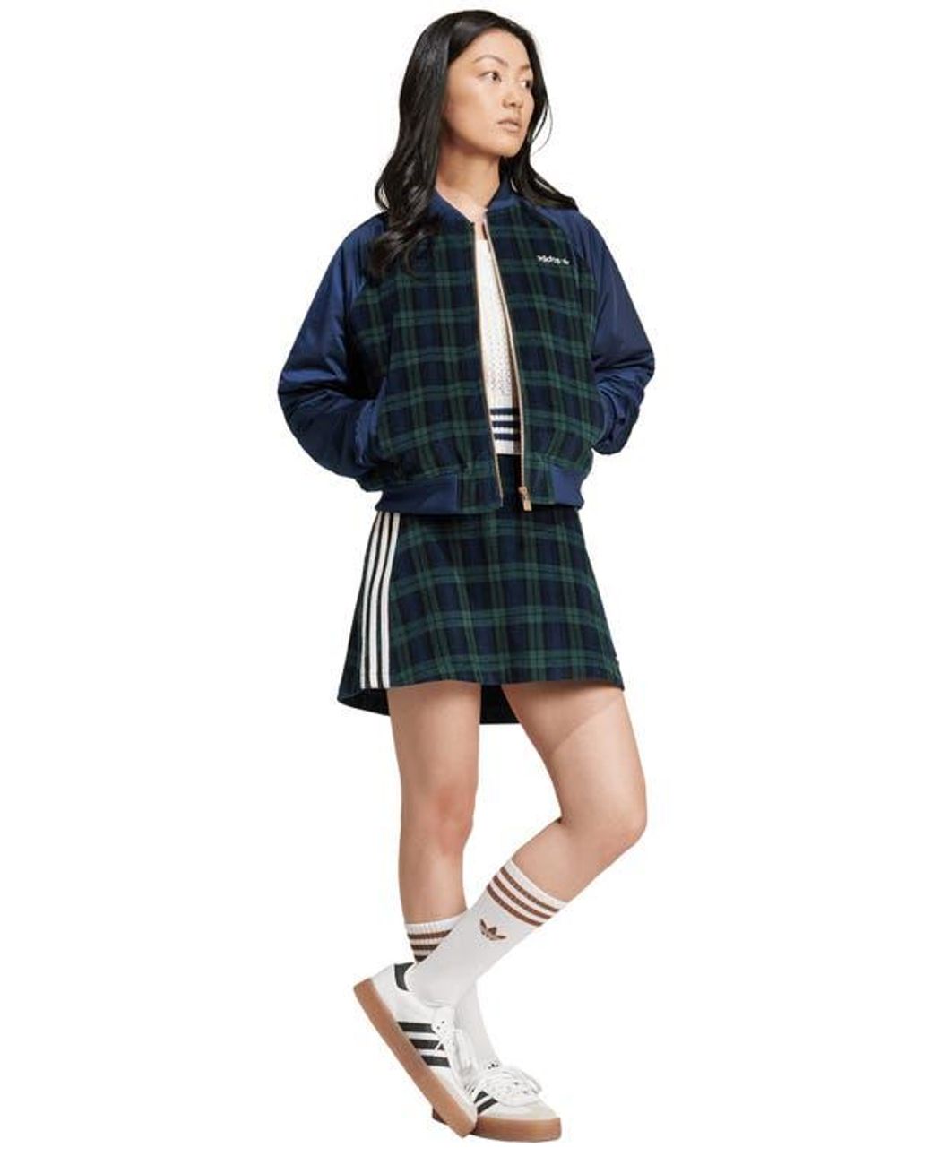 [adidas] TARTAN COLLEGIATE JACKET ☆送料込☆ 人気【adidas】Tartan Collegiate タータン チェック ジャケット