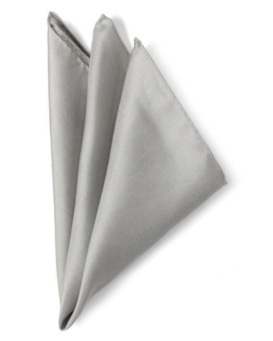 Cufflinks Inc. Gray Silk Pocket Square for men