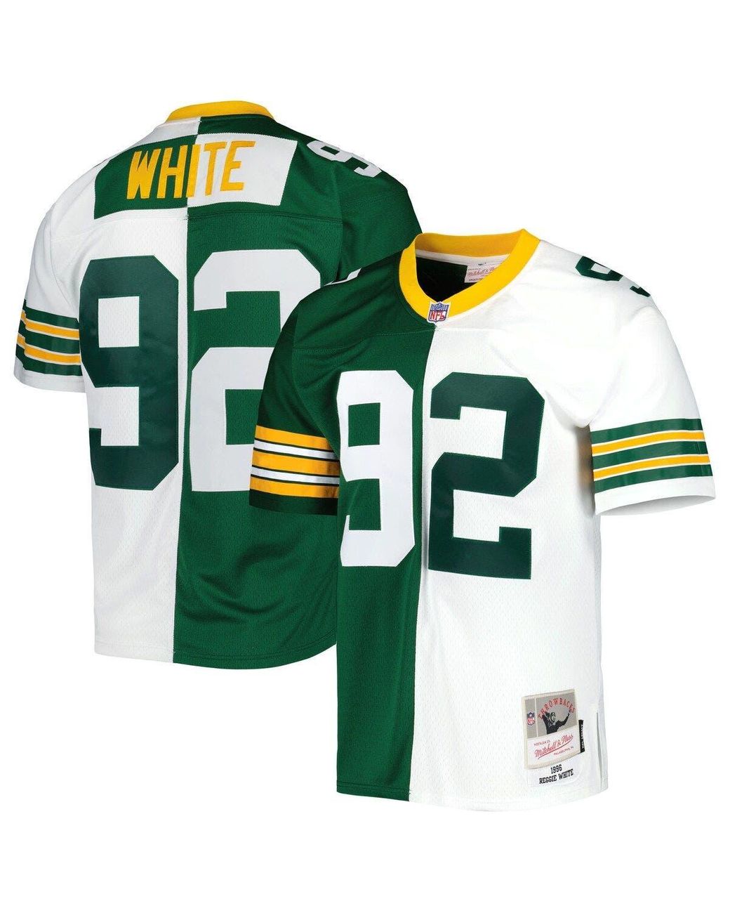 Charles Woodson Green Bay Packers Mitchell & Ness Big Tall 2010 Retired Player Replica Jersey –