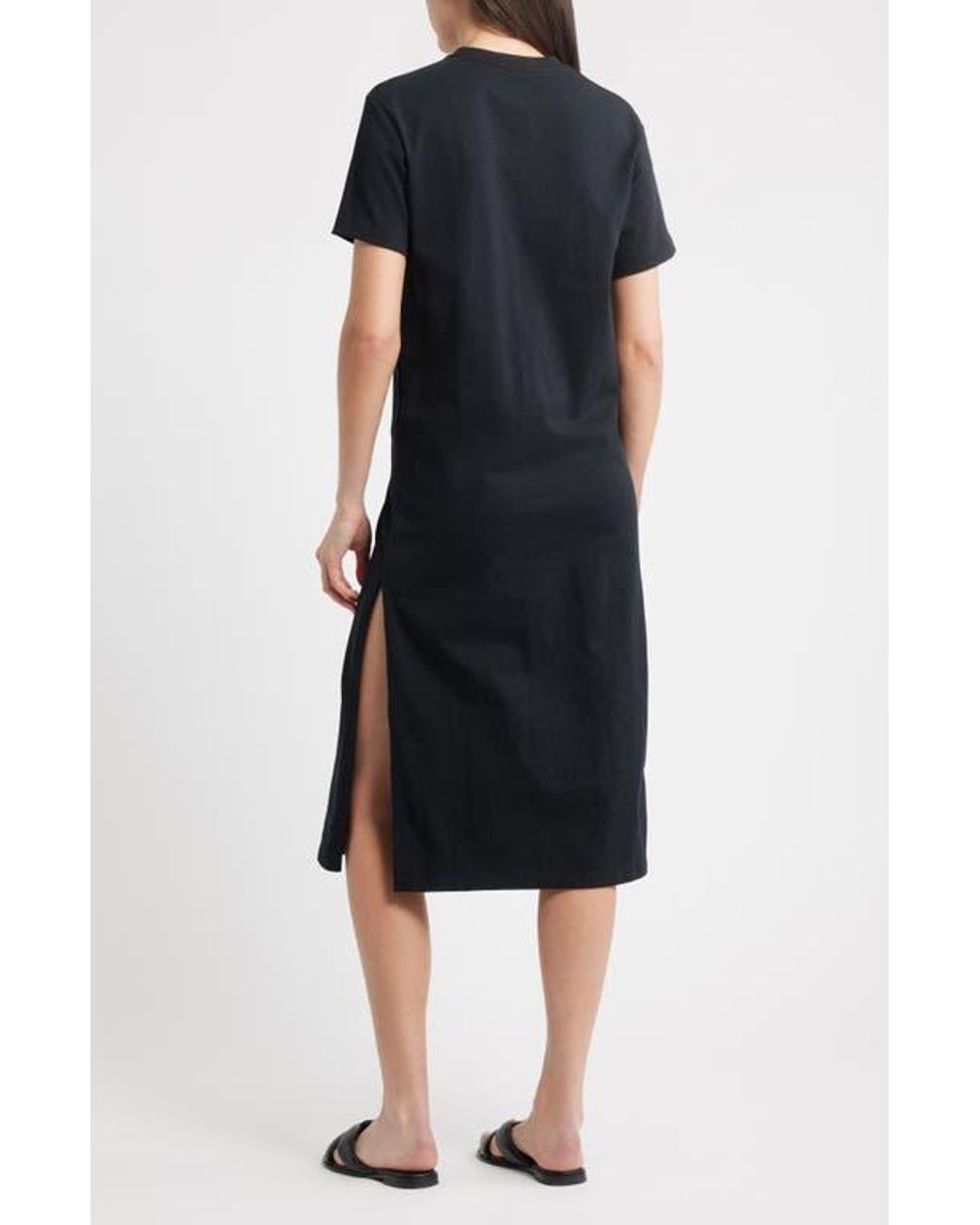 Polo Ralph Lauren Logo Embroidered Cotton Jersey T-Shirt Dress in Black | Lyst Polo Ralph Lauren Logo Embroidered Cotton Jersey T-Shirt Dress in Black | Lyst
