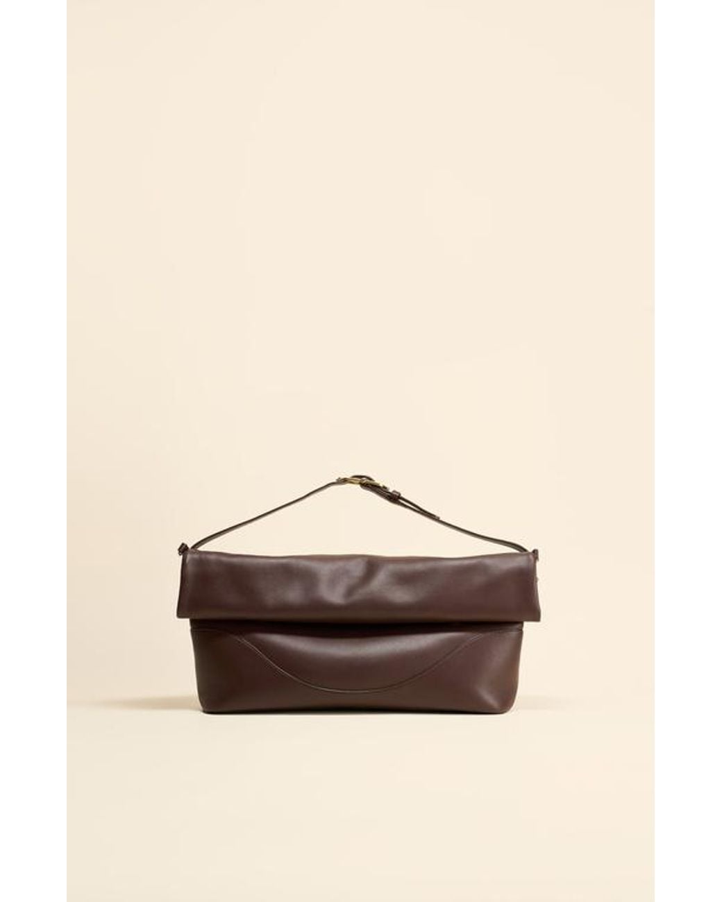 OLEADA Natural Marina Foldover Bag