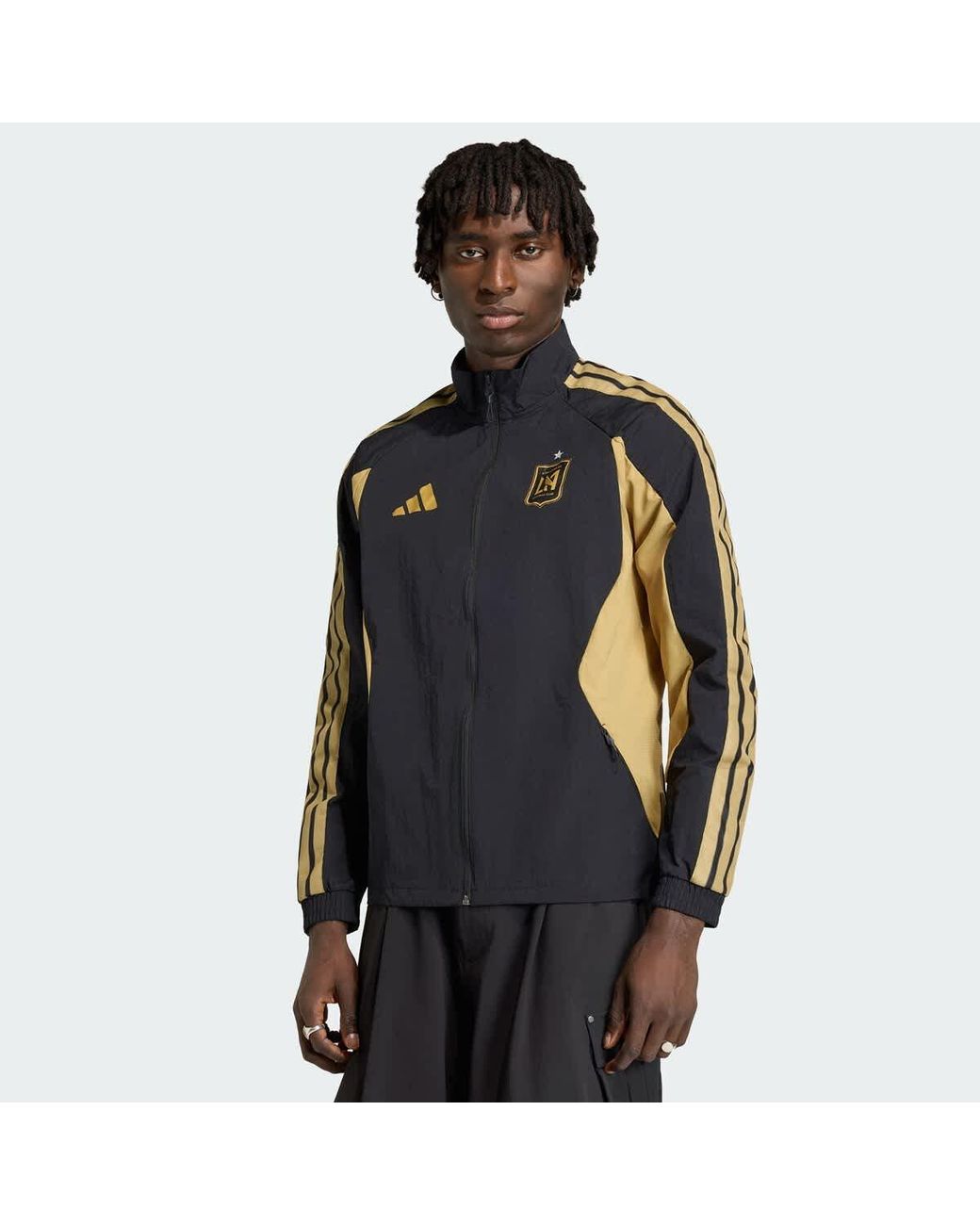 adidas Lafc 2026 Anthem Raglan Full-Zip Jacket in Black for Men | Lyst