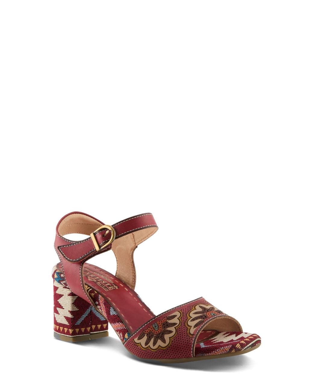Spring Step Brown Sassyclass Ankle Strap Sandal