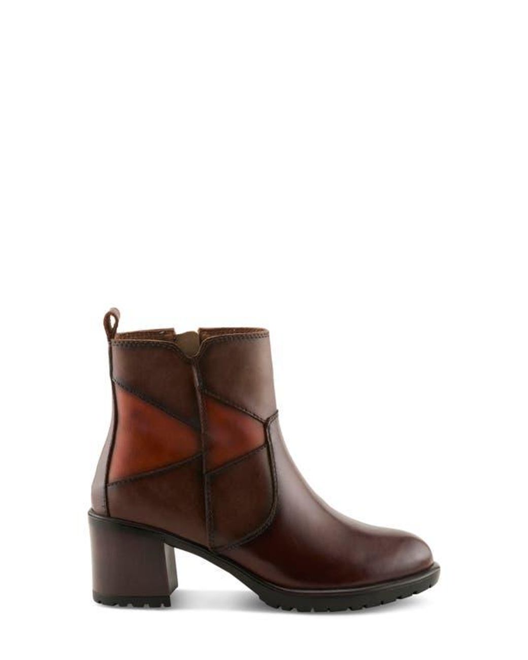 Spring Step Brown Patchpower Bootie