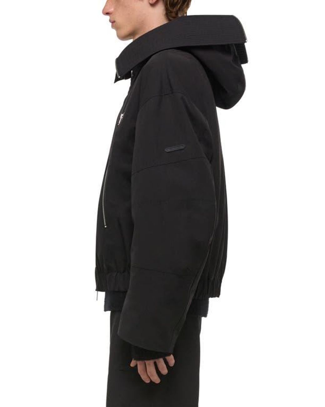 Helmut Lang Black Cotton Blend Bomber Jacket for men
