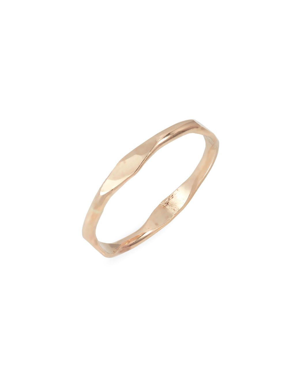 Nashelle White Lume Stackable Ring