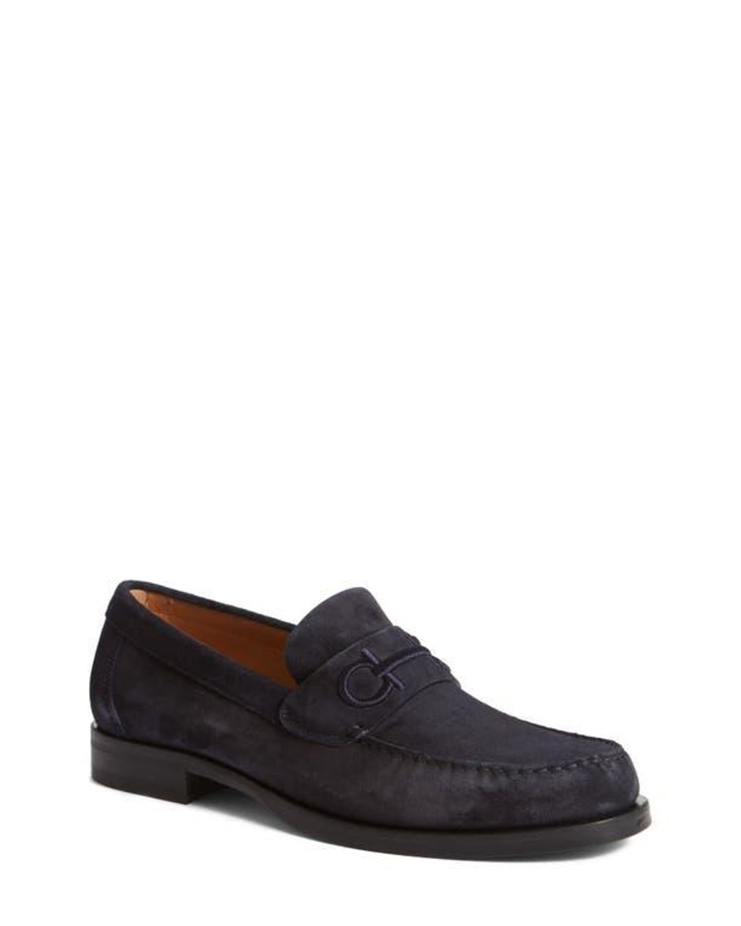 Ferragamo Fort Ricamo Loafer in Black for Men Lyst