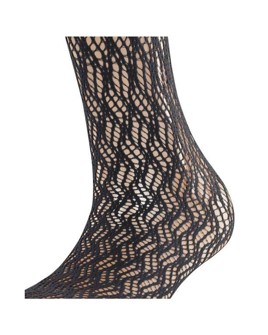 Falke Black Pure Shore Knee High Socks