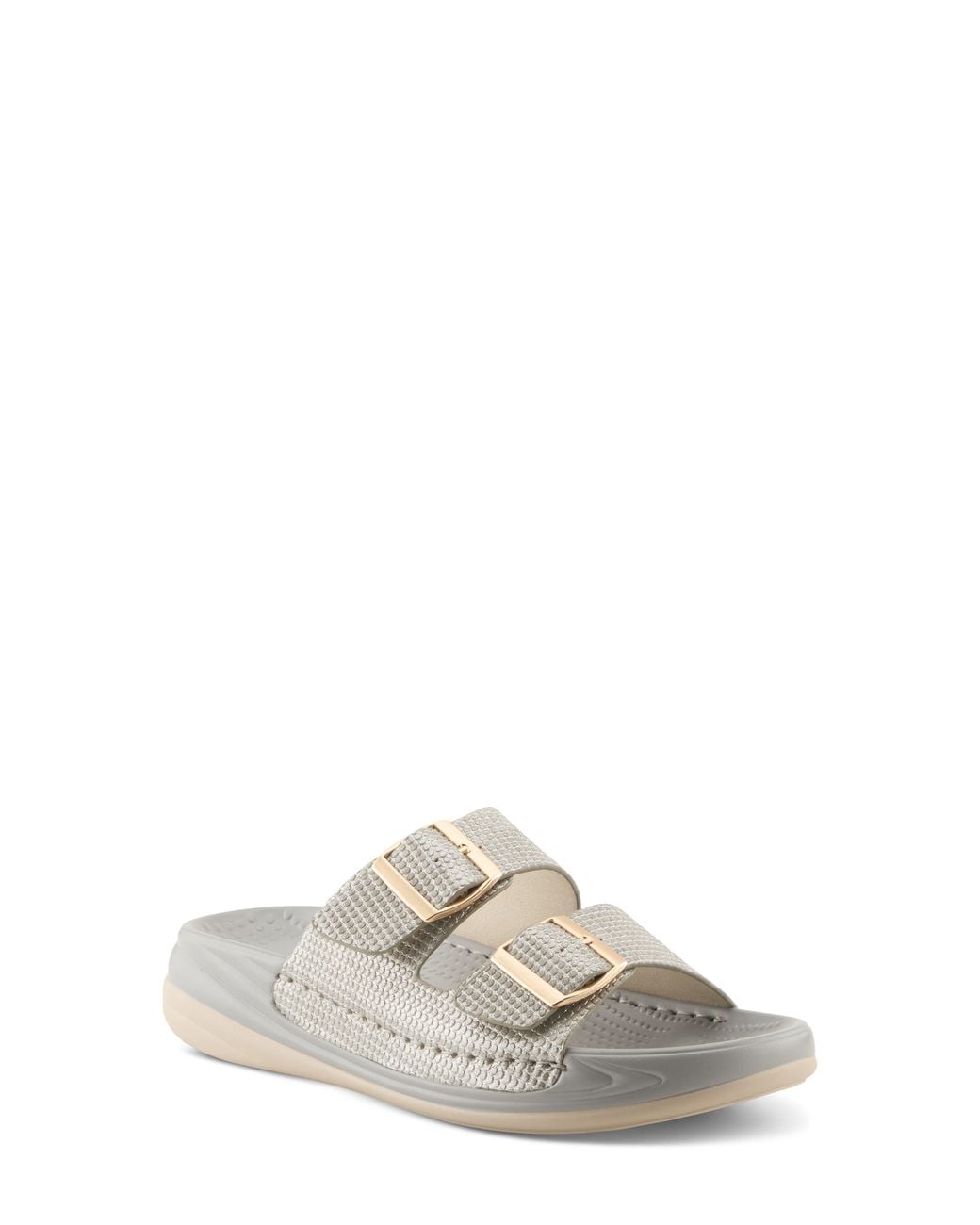 Flexus by Spring Step Gray Buttermere Slide Sandal