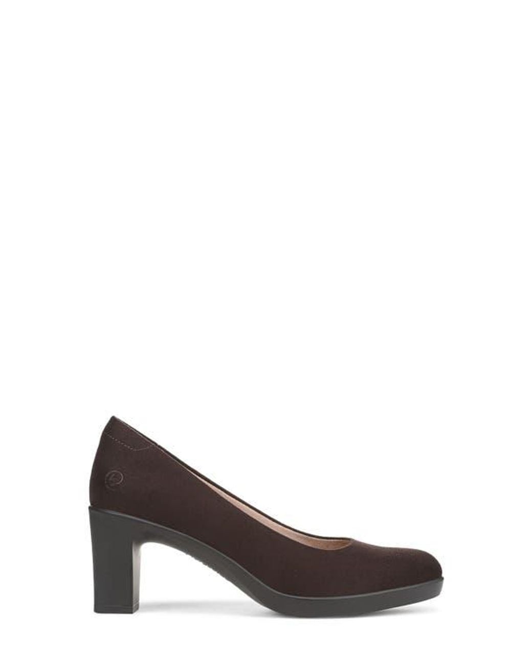 LifeStride Brown Elevate Platform Pump