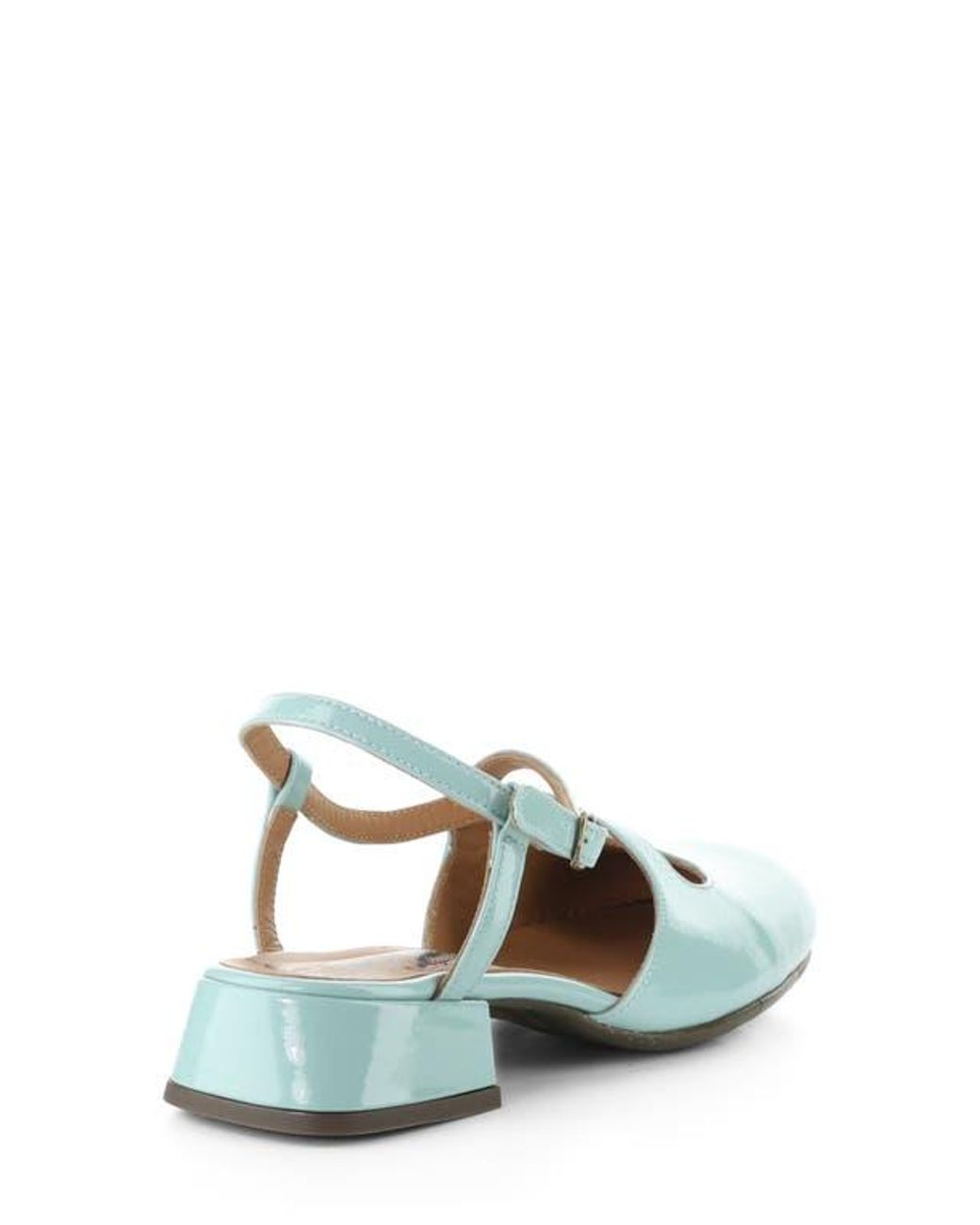 Fly London Blue Cark Ankle Strap Pump