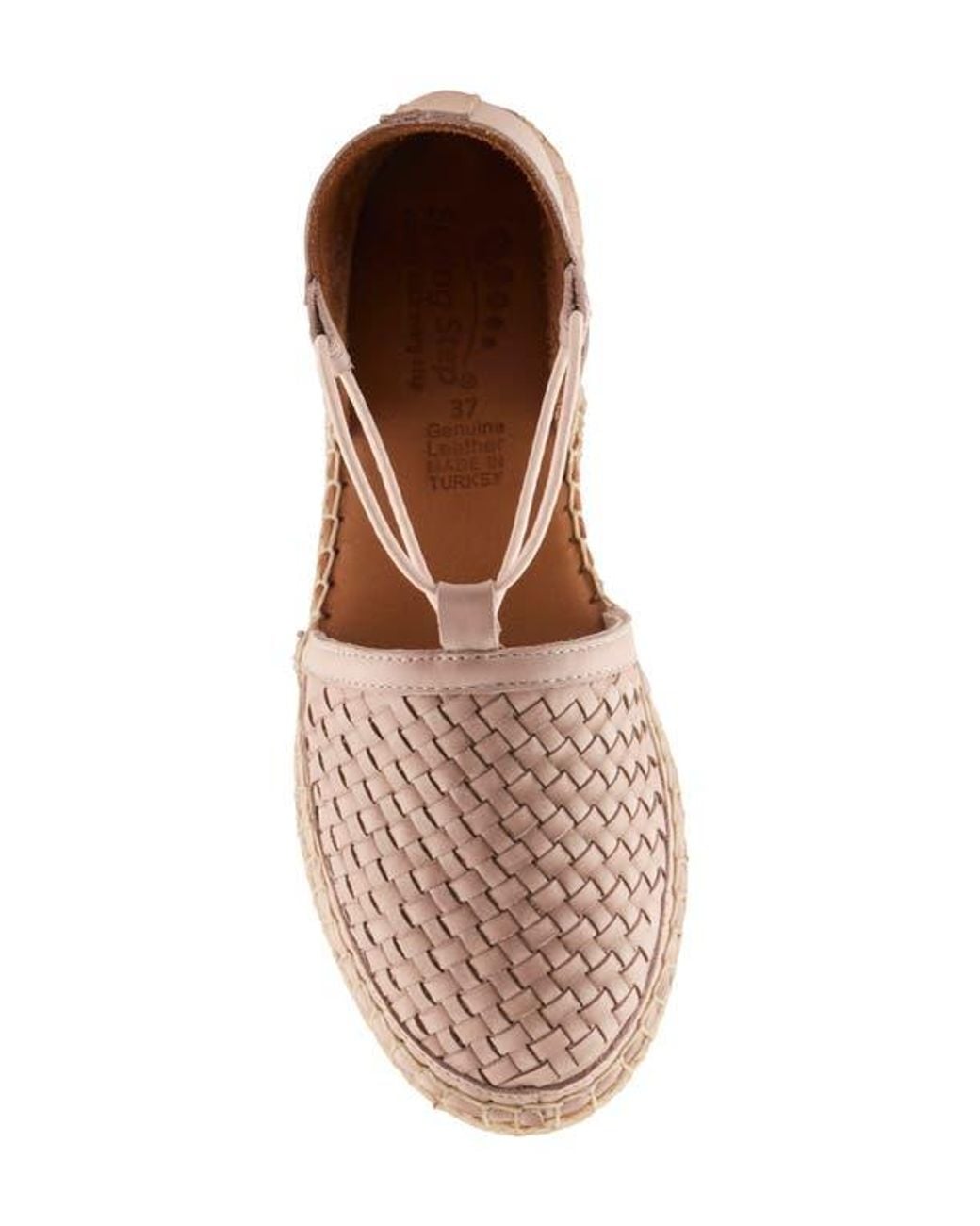 Spring Step Brown Clovae Espadrille Flat