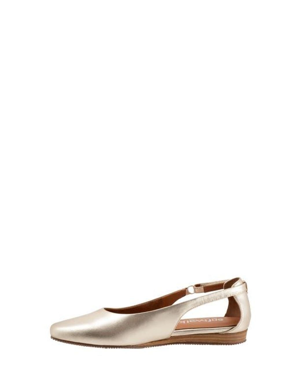 Softwalk® White Venice Flat