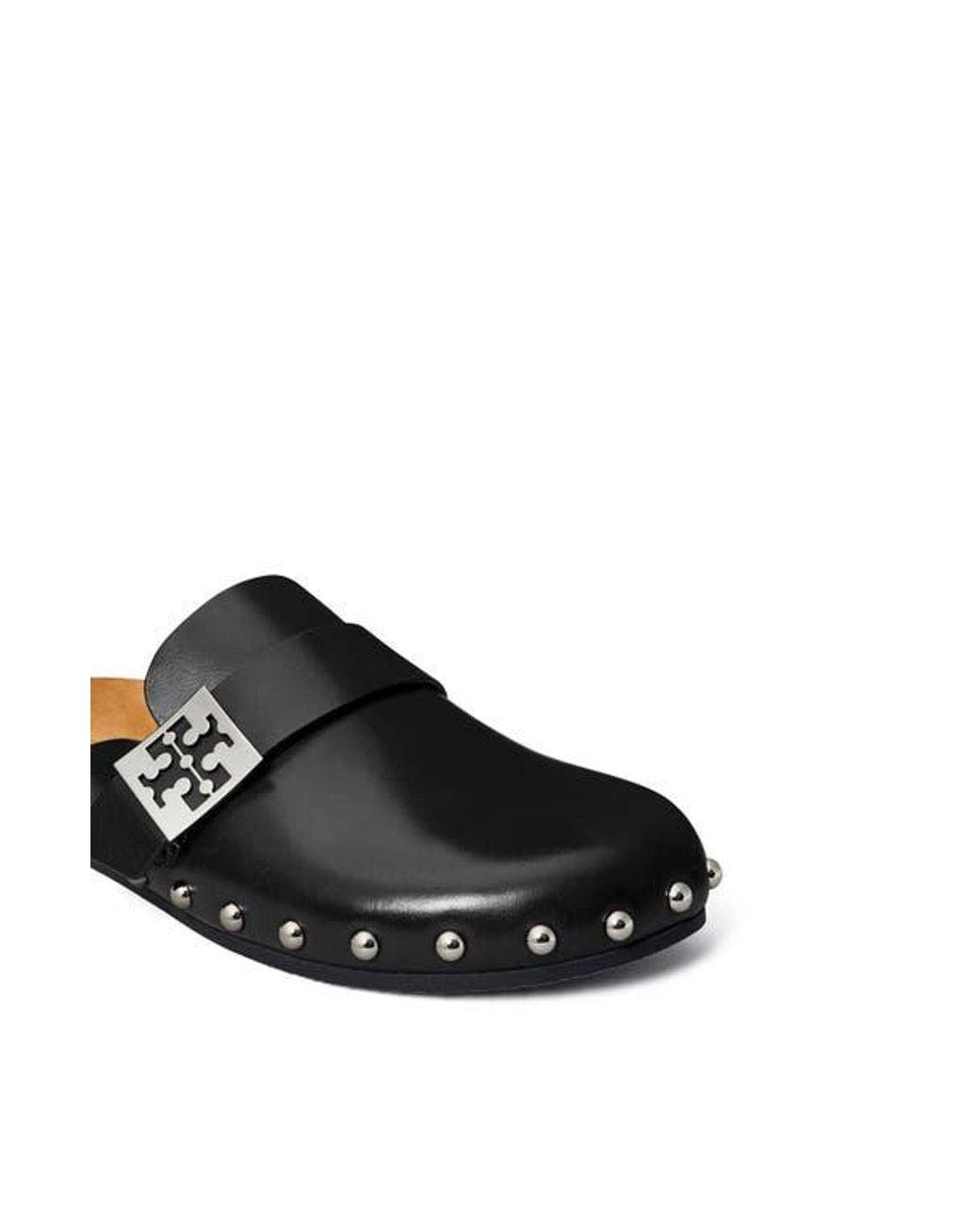 Tory Burch Black Mellow Stud Mule