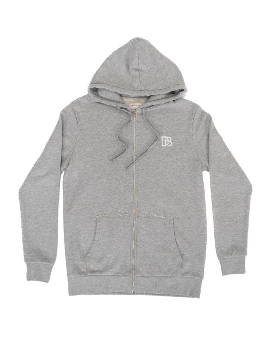 Dapper Boi Gray Zip Hoodie for men