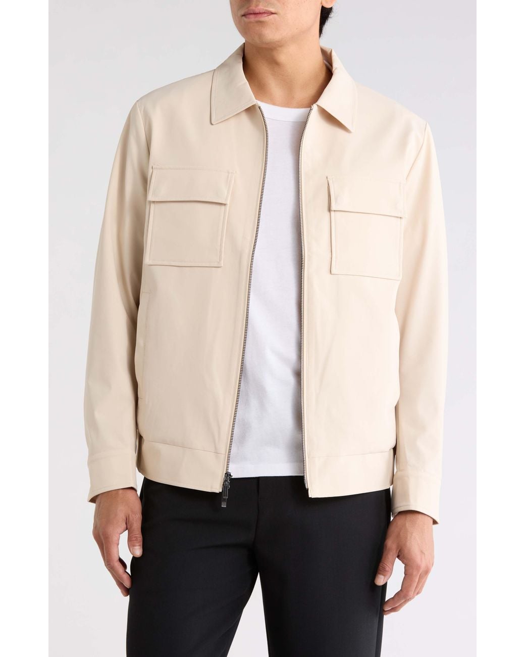 Robert Barakett Natural Jerry Utility Jacket for men