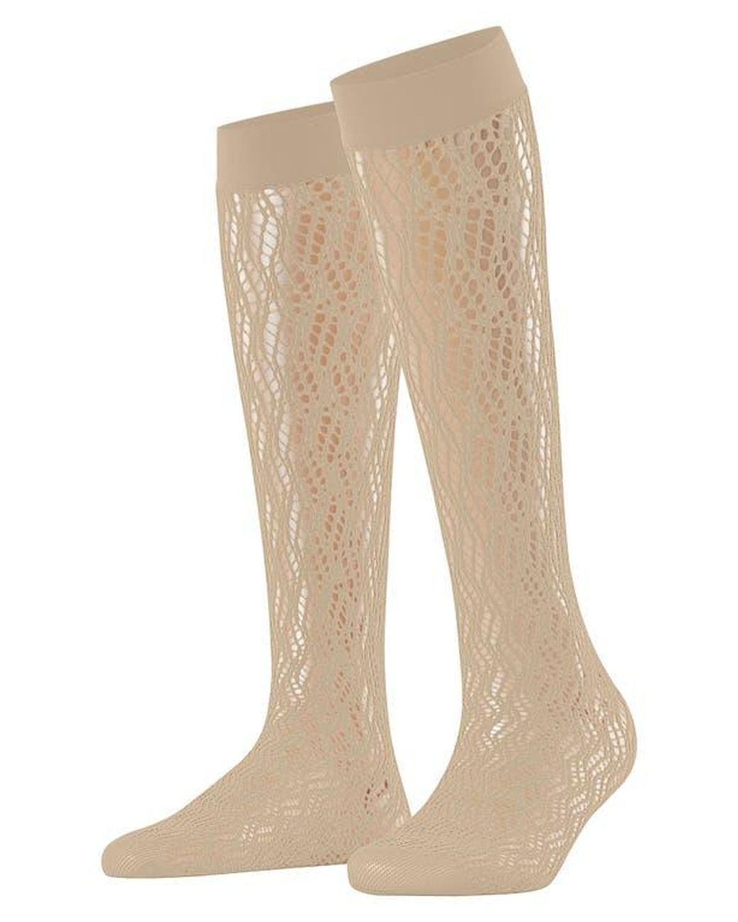 Falke White Pure Shore Knee High Socks