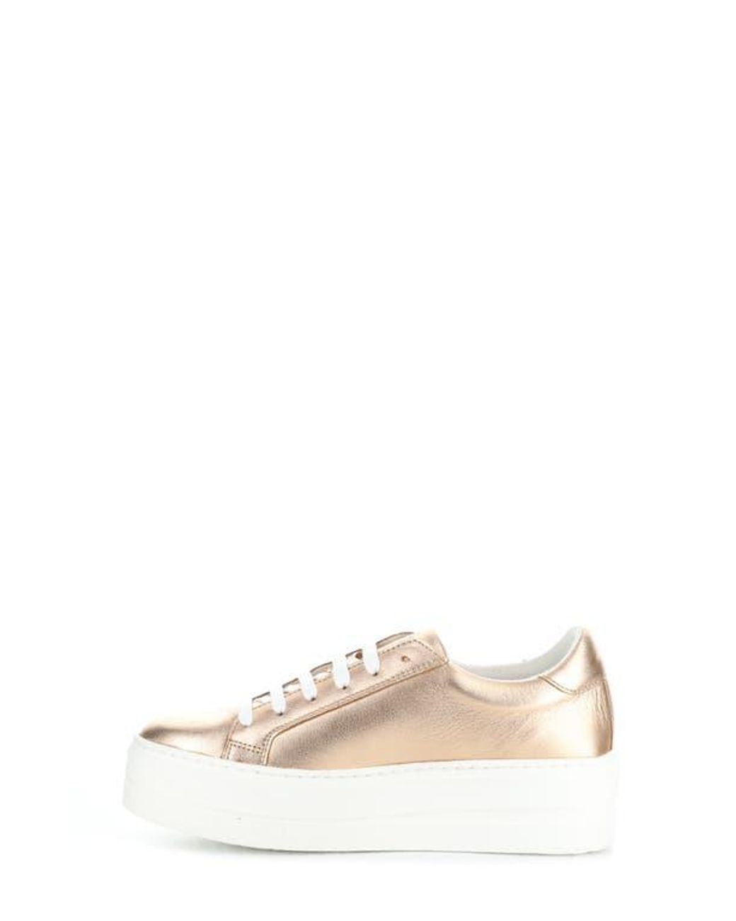 Bos. & Co. White Maya Platform Sneaker
