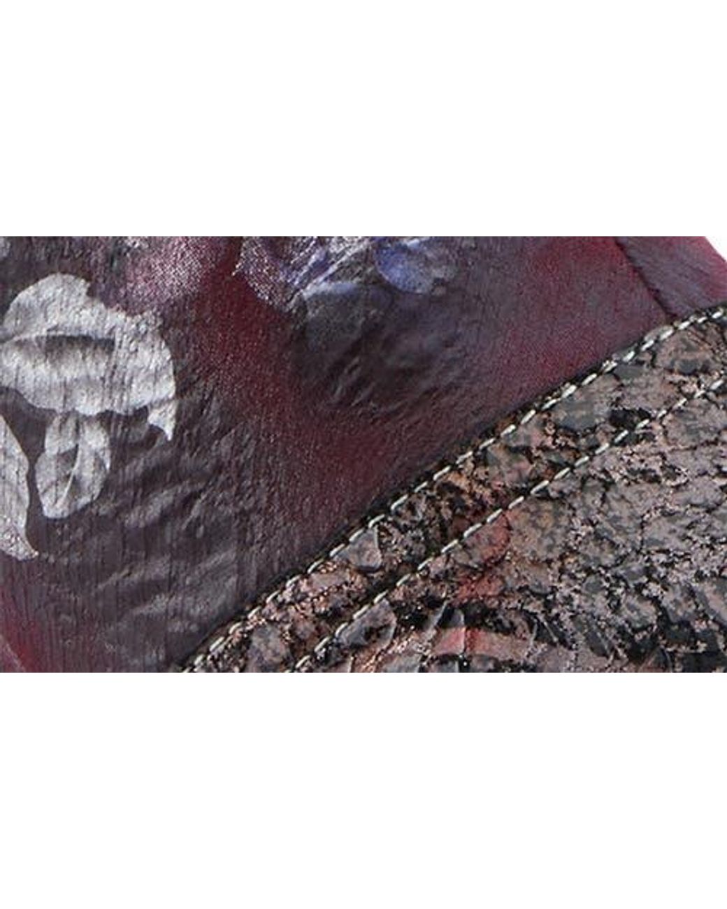 Spring Step Purple Carre Cap Toe Bootie