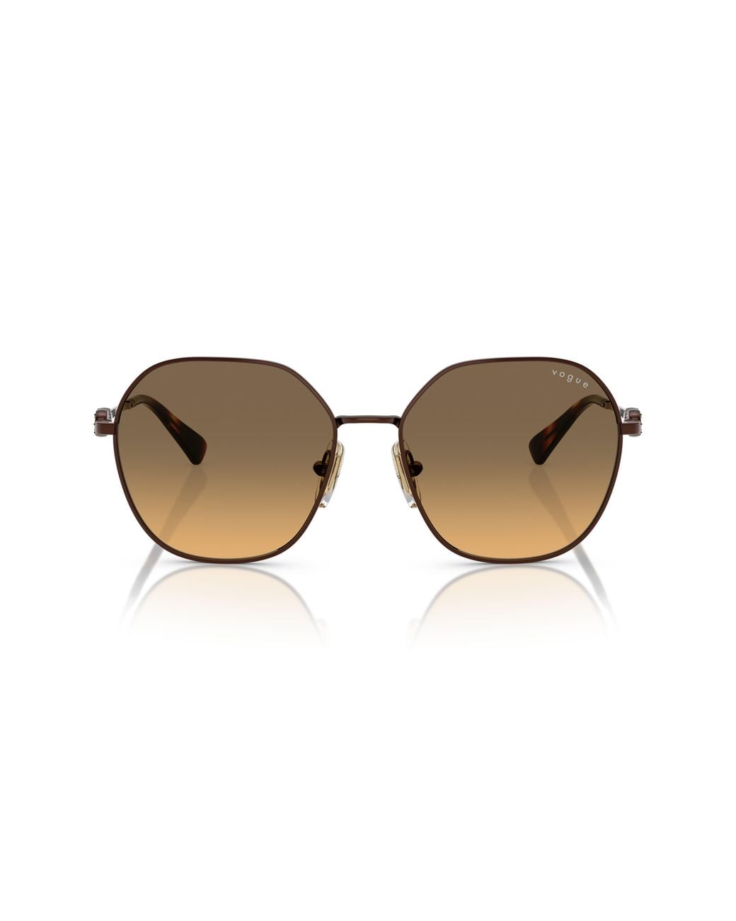 Vogue Multicolor 55Mm Gradient Irregular Sunglasses