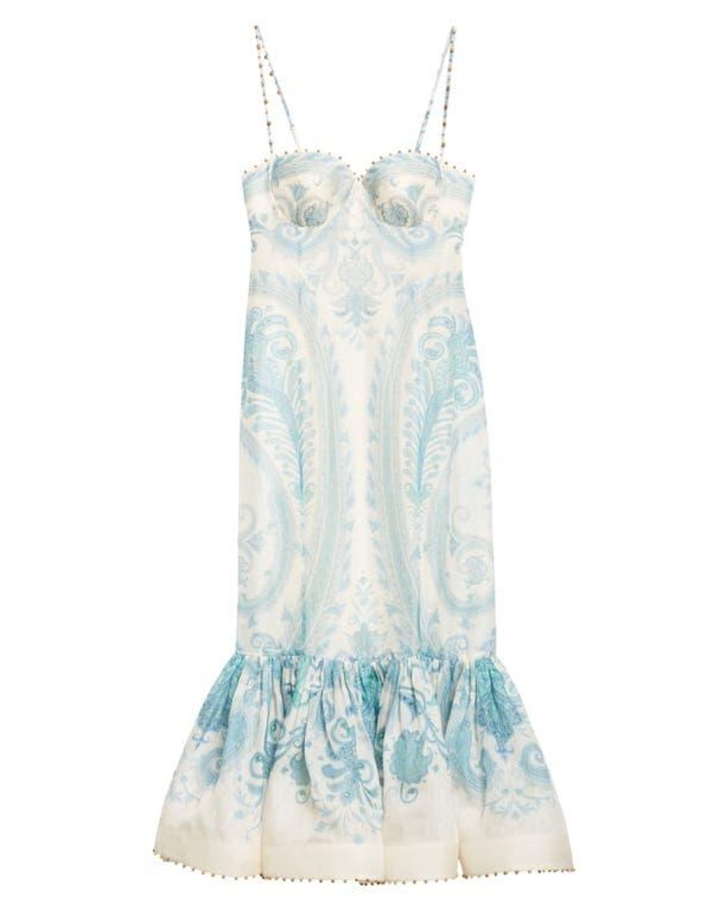 zimmermann blue paisley dress Grayson Maxi Dress in Dusty Blue
