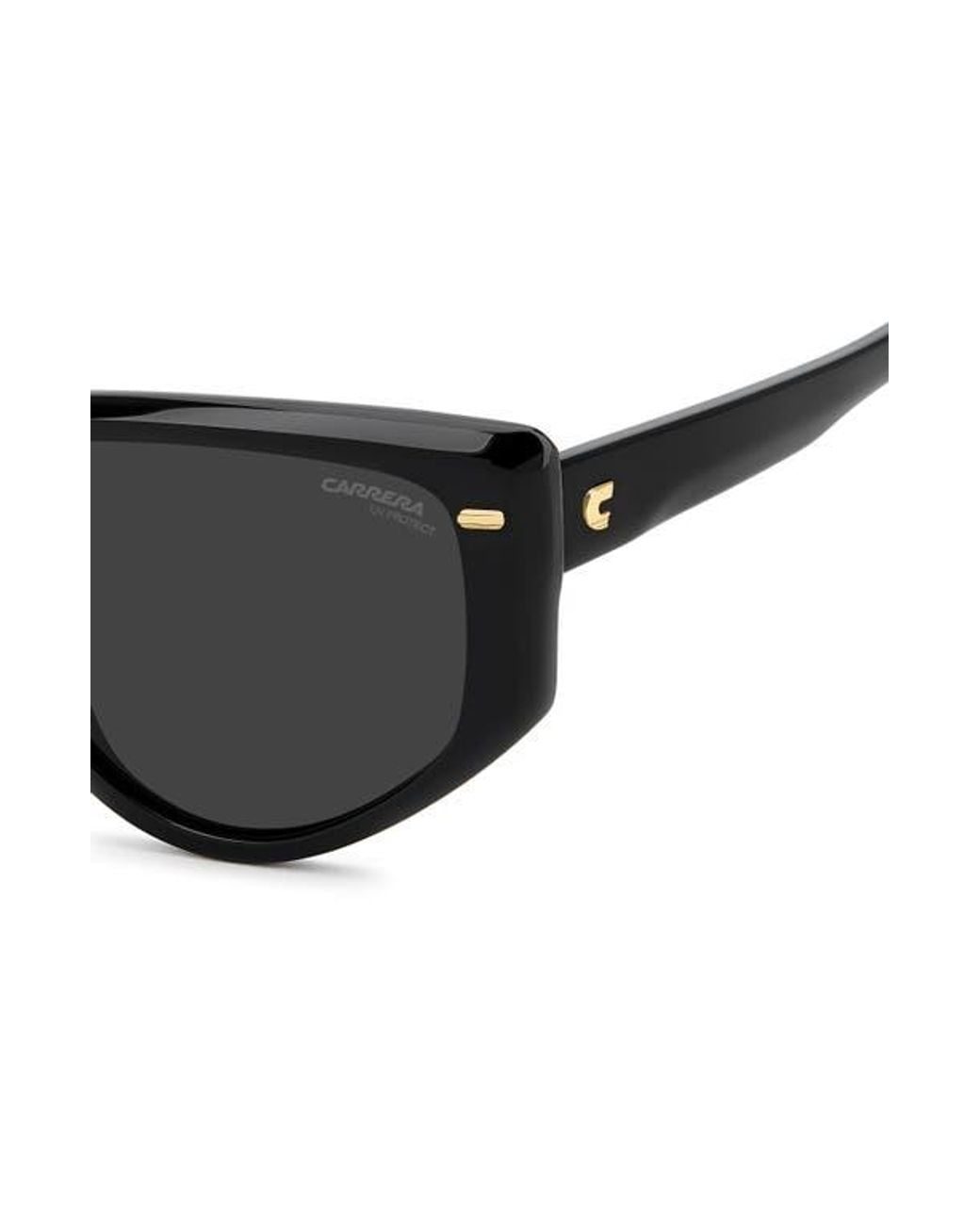 Carrera Black 57Mm Rectangular Sunglasses