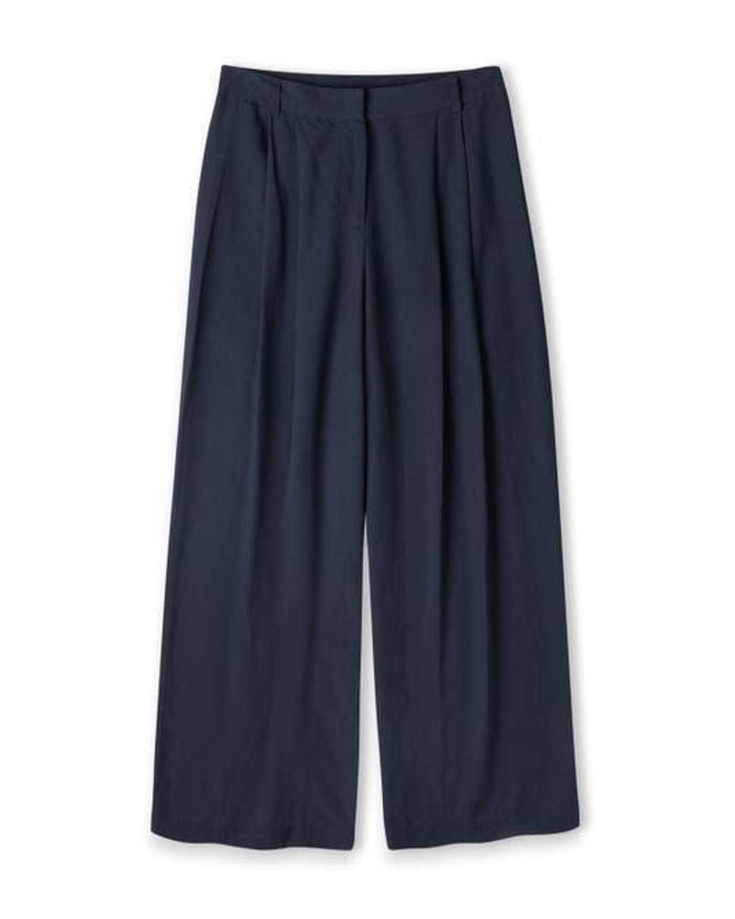 Celtic & Co. Blue Wide Leg Drape Pants