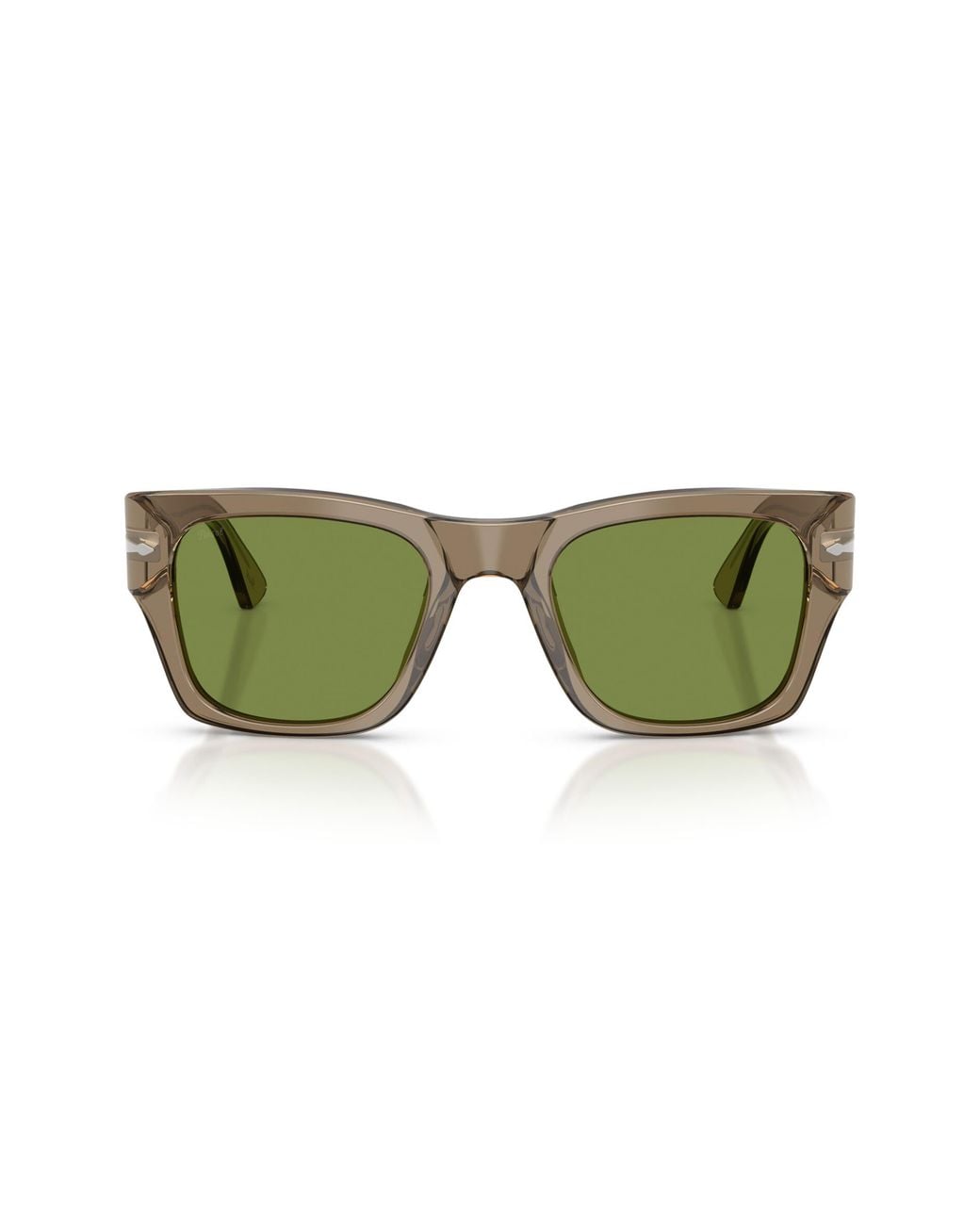Persol Green 54Mm Square Sunglasses