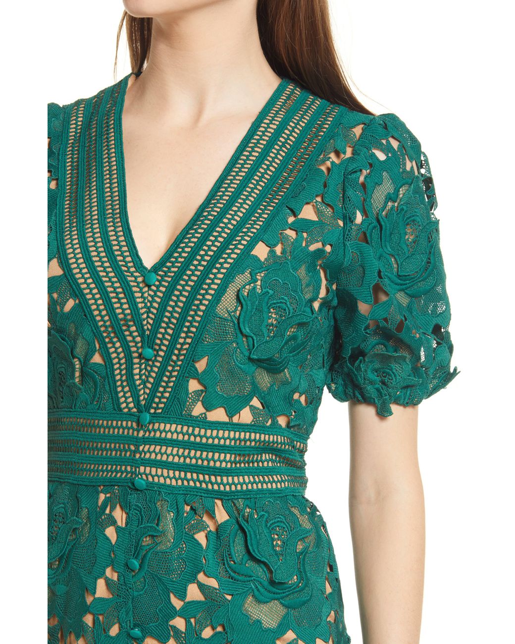 slim fit dress slacks It Was All A Dream Emerald Green Brocade Strapless Midi Dress – Shop the  Mint main image 0