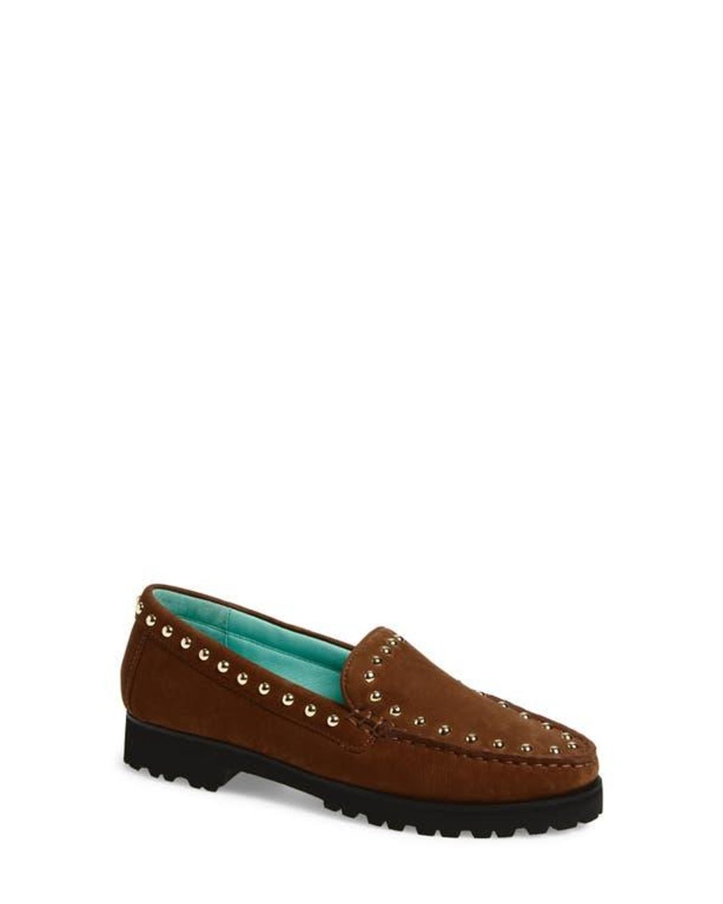 Robert Zur Brown Diane Stud Loafer