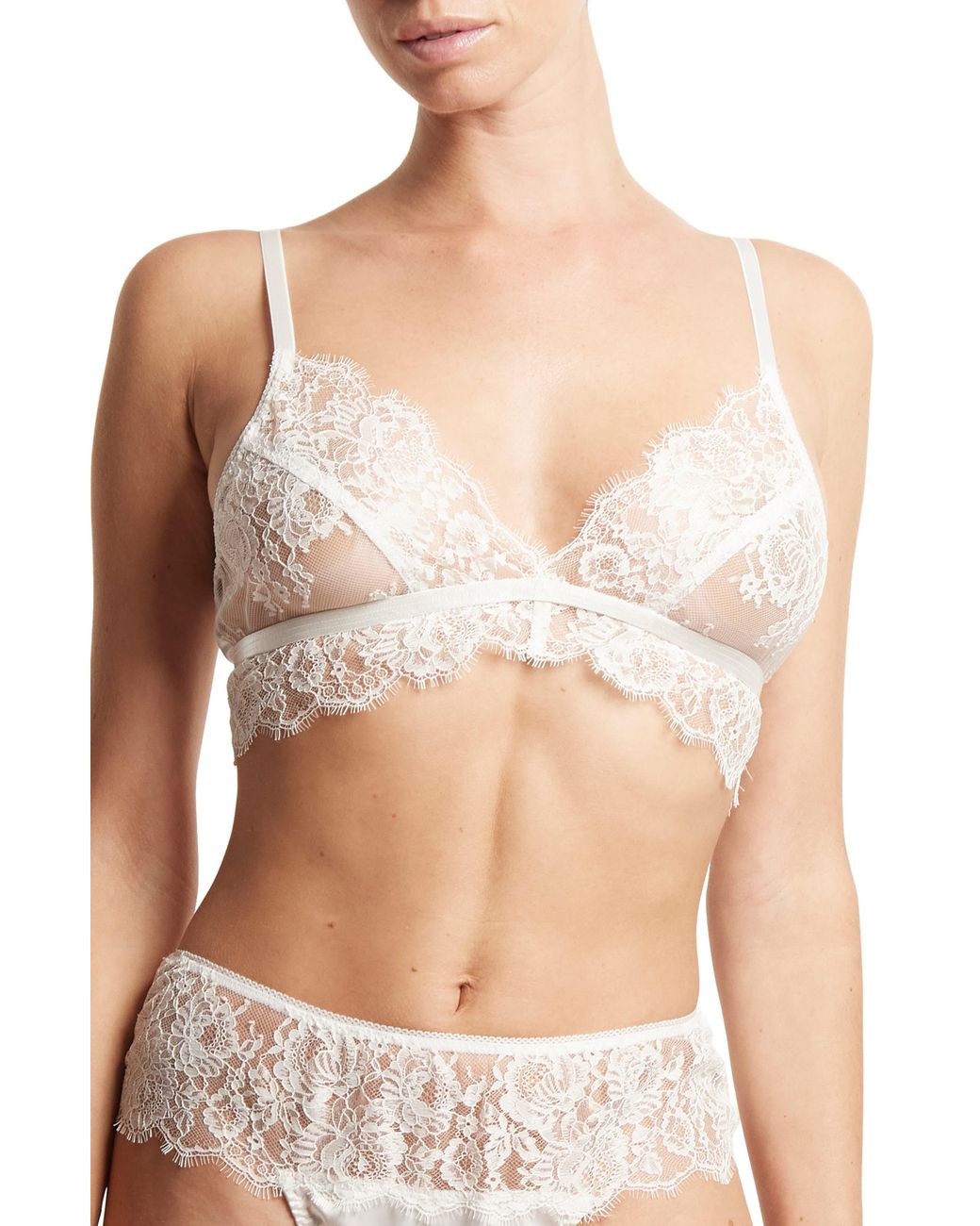 Hanky Panky Happily Ever After Eyelash Bralette in White