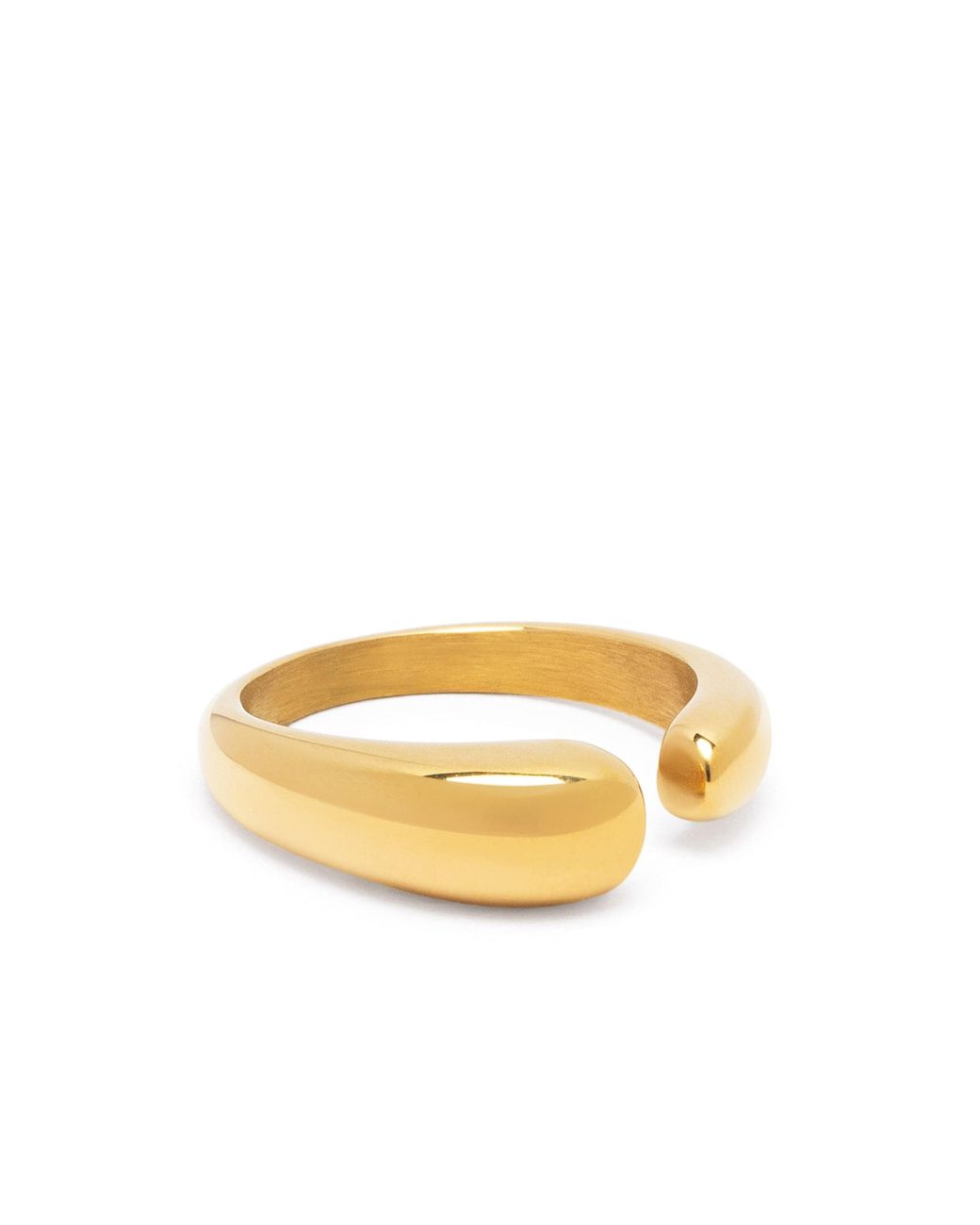 Nialaya Metallic Classic Cuff Ring
