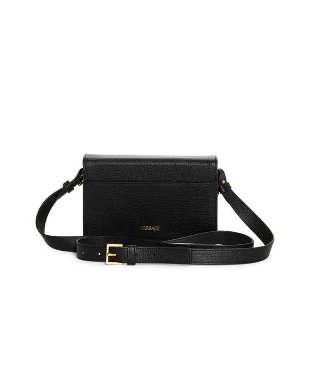 Versace Black Medusa Biggie Crossbody Bag for men