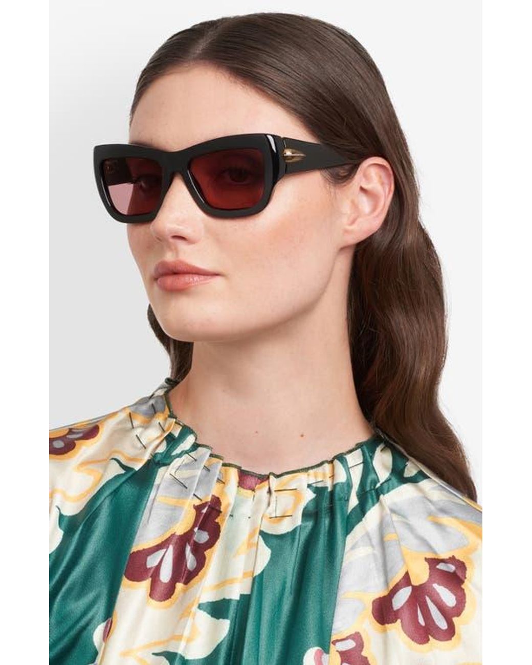 Etro Multicolor 56Mm Rectangular Sunglasses