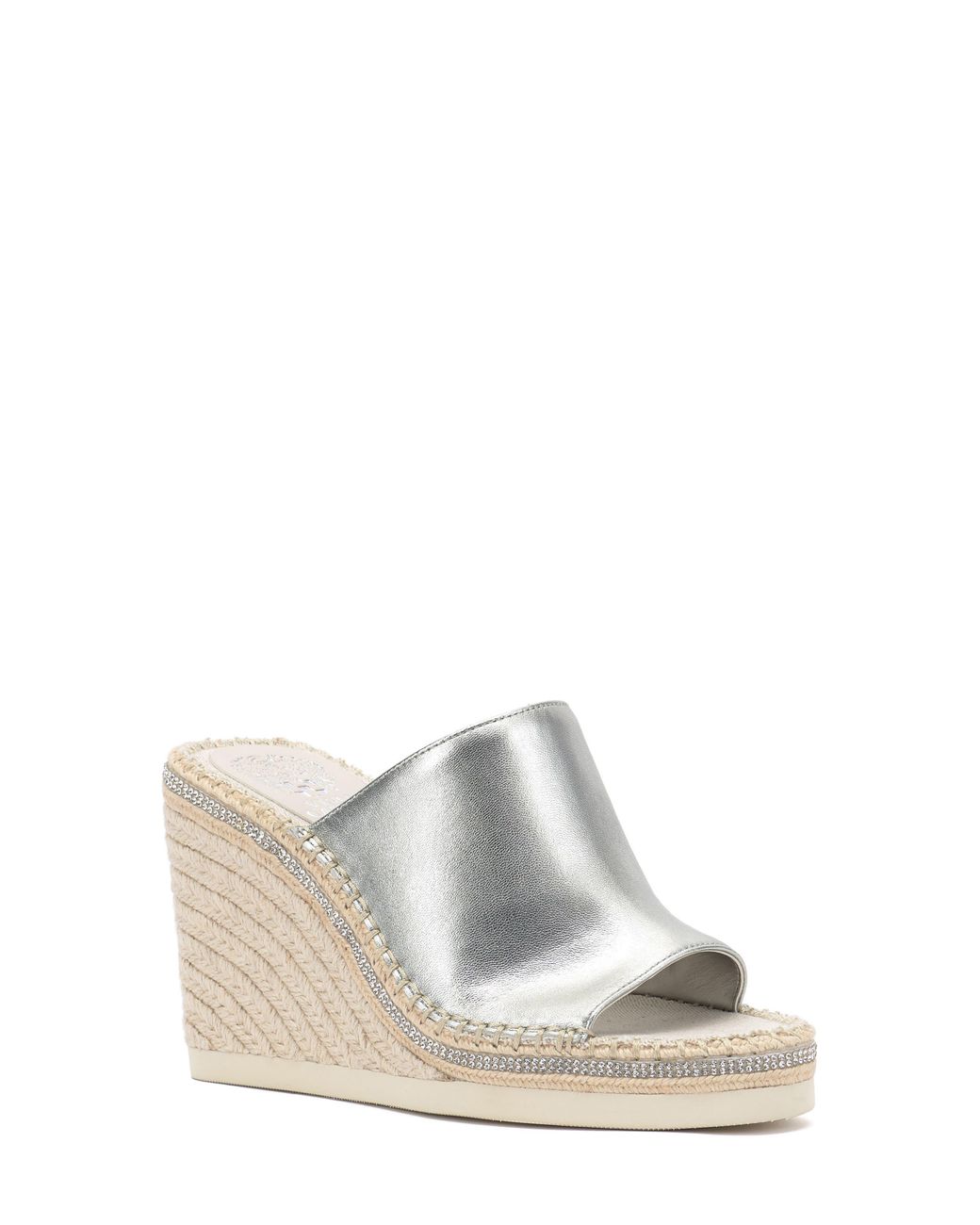 Vince Camuto Brissia Wedge Mule in White | Lyst