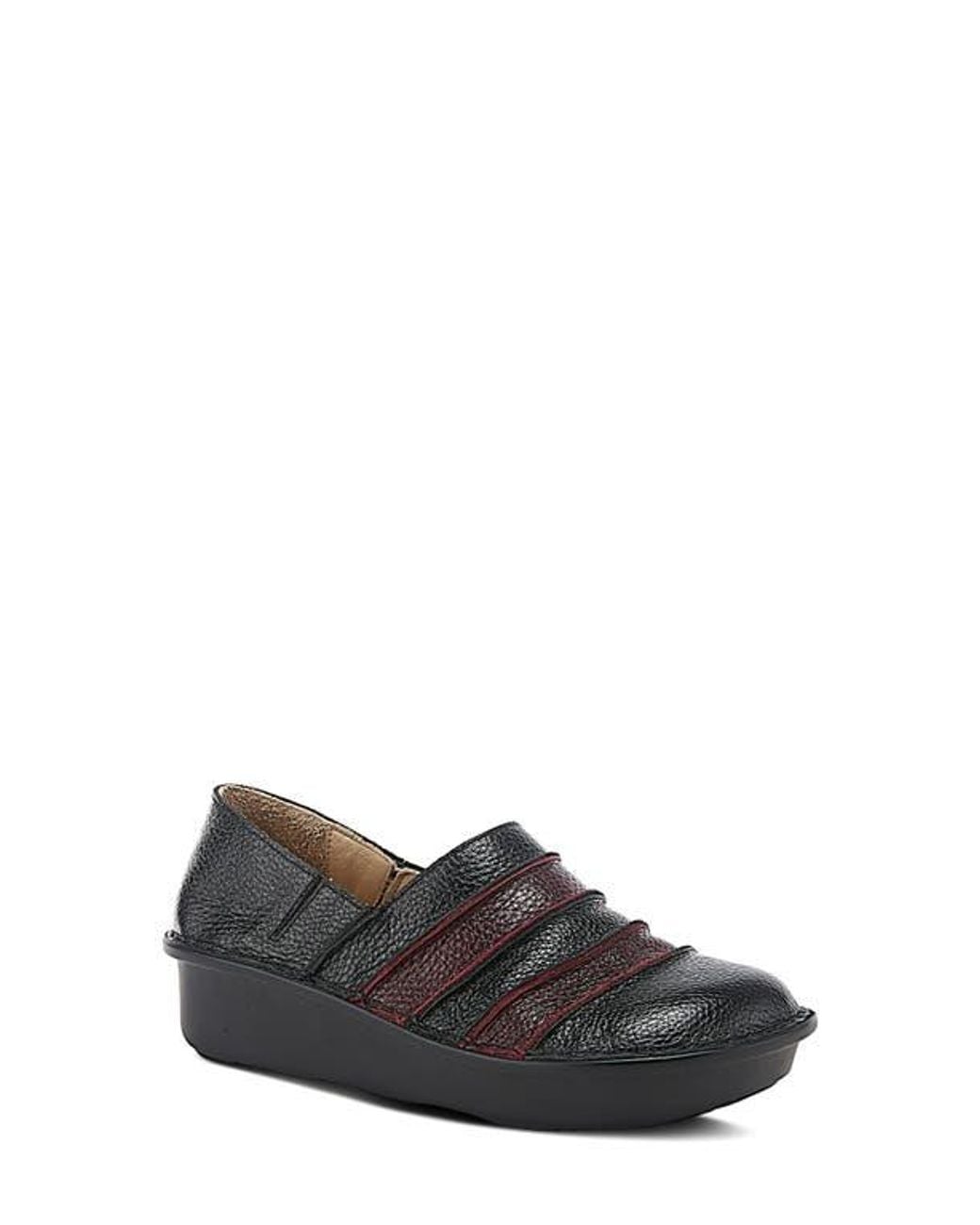 Spring Step Gray Firefly Wedge Loafer