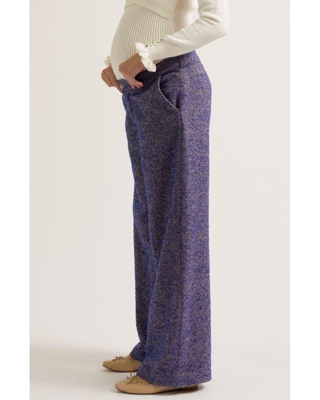 Cache Coeur Purple Kate Maternity Pants