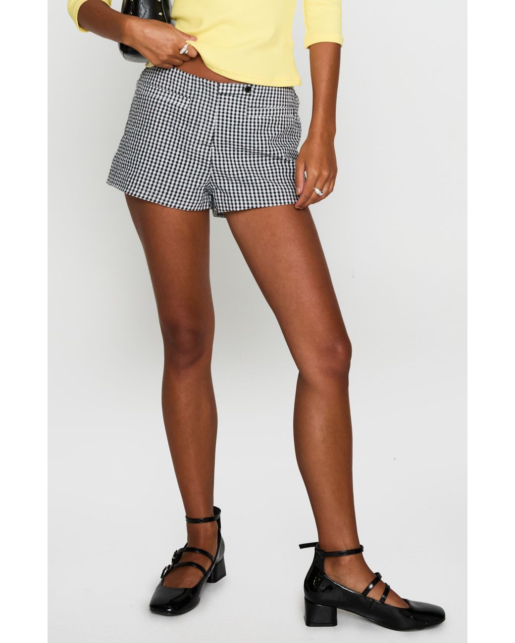 Princess Polly Blue Hot Commodity Micro Shorts