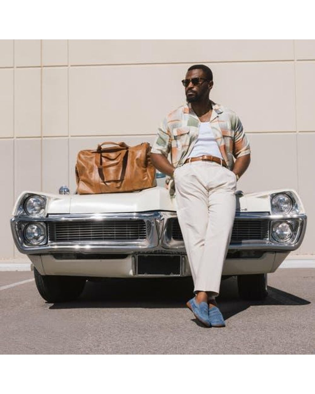 Taft Brown The Luke Driver Moc for men