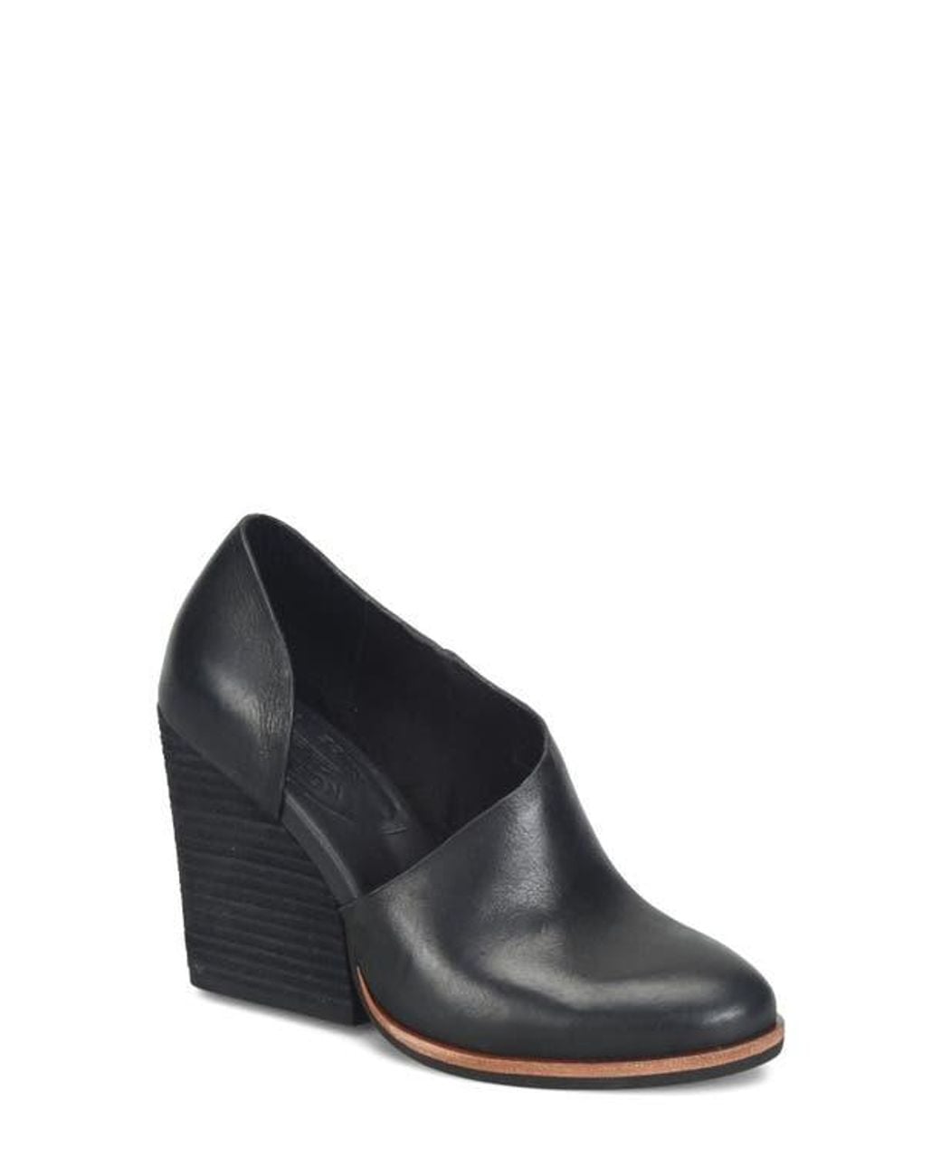 Kork-Ease Black Hartwick Half D'Orsay Pump