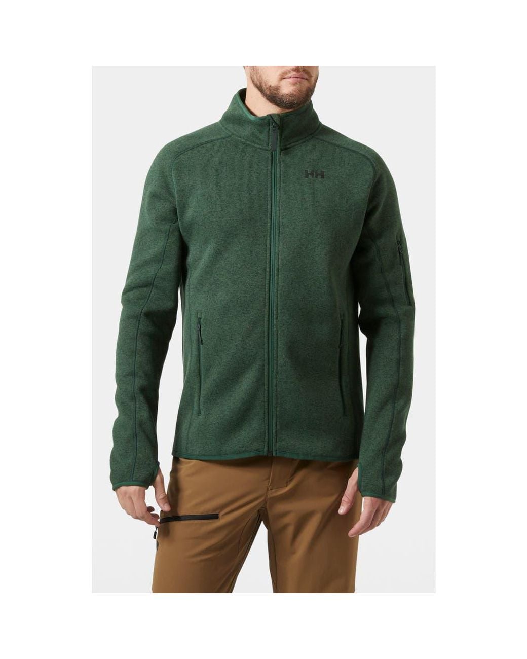 Helly Hansen Green Varde 2.0 Fleece Jacket for men