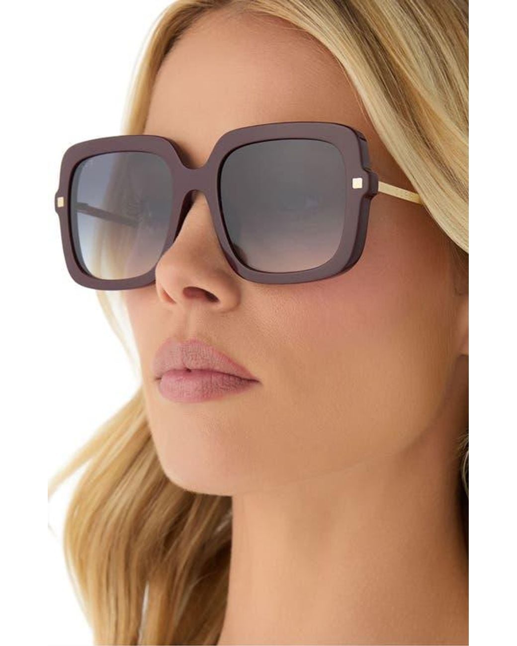 DIFF Multicolor Sandra 54Mm Gradient Square Sunglasses