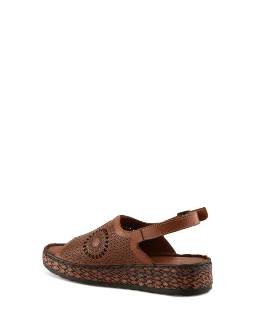 Spring Step Brown Cordero Slingback Sandal