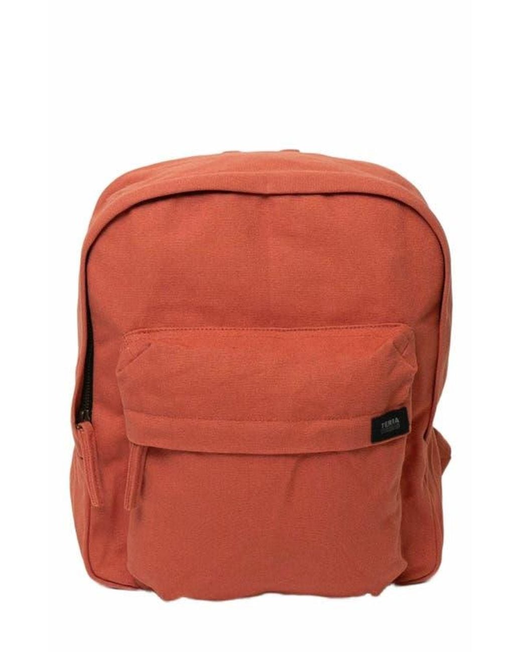 Terra Thread Orange Organic Cotton Mini Backpack