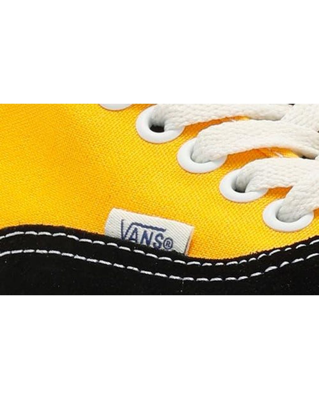 Vans Yellow Authentic Sneaker for men