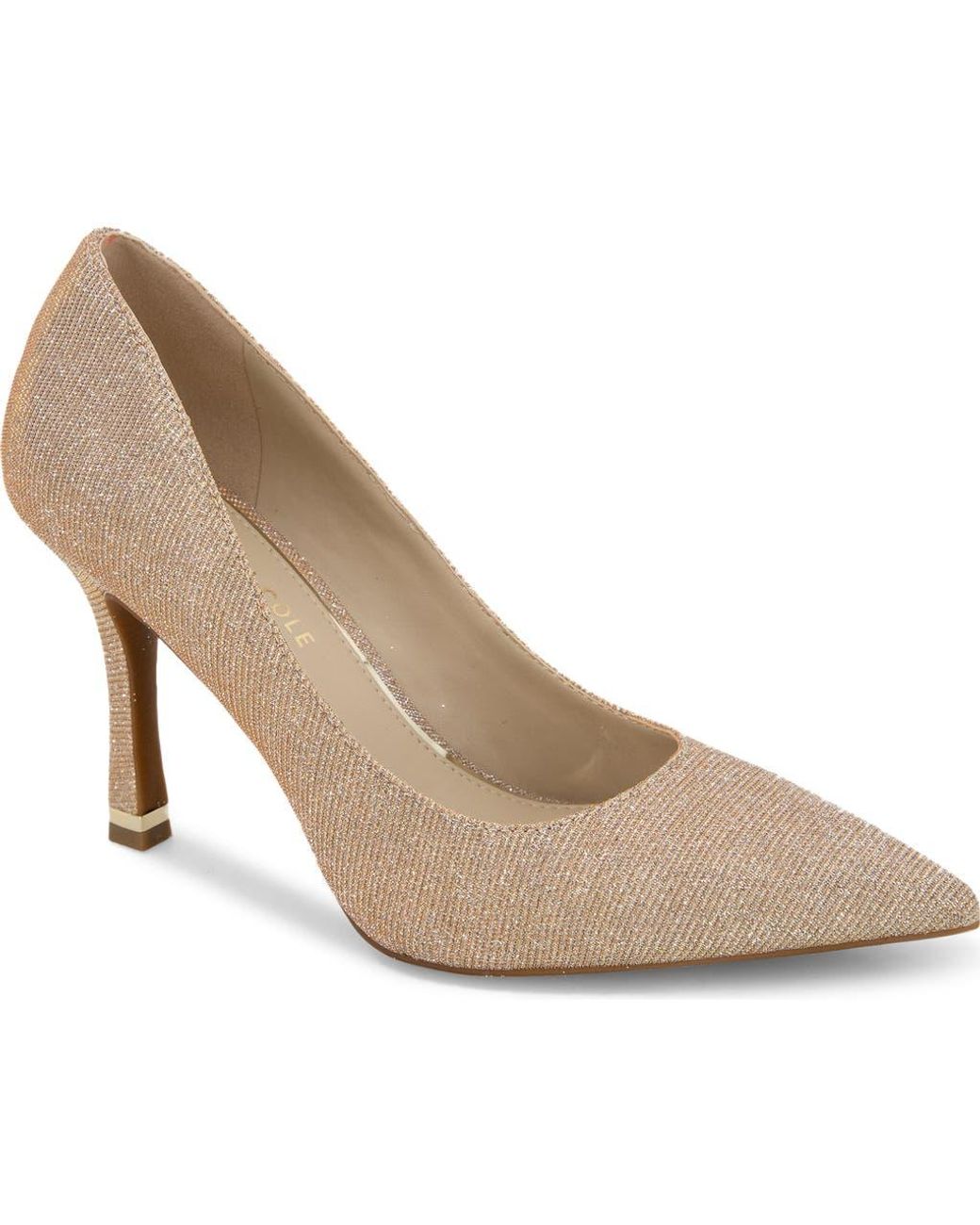 Kenneth Cole Metallic Romi Pointed Toe Pump
