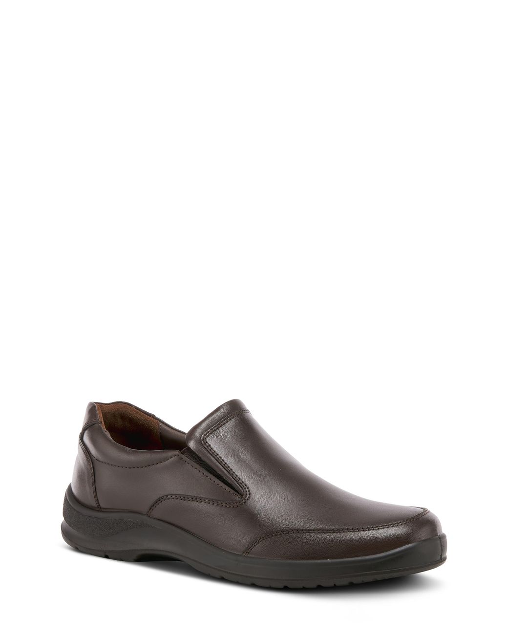Spring Step Brown Abisko Leather Slip-On for men